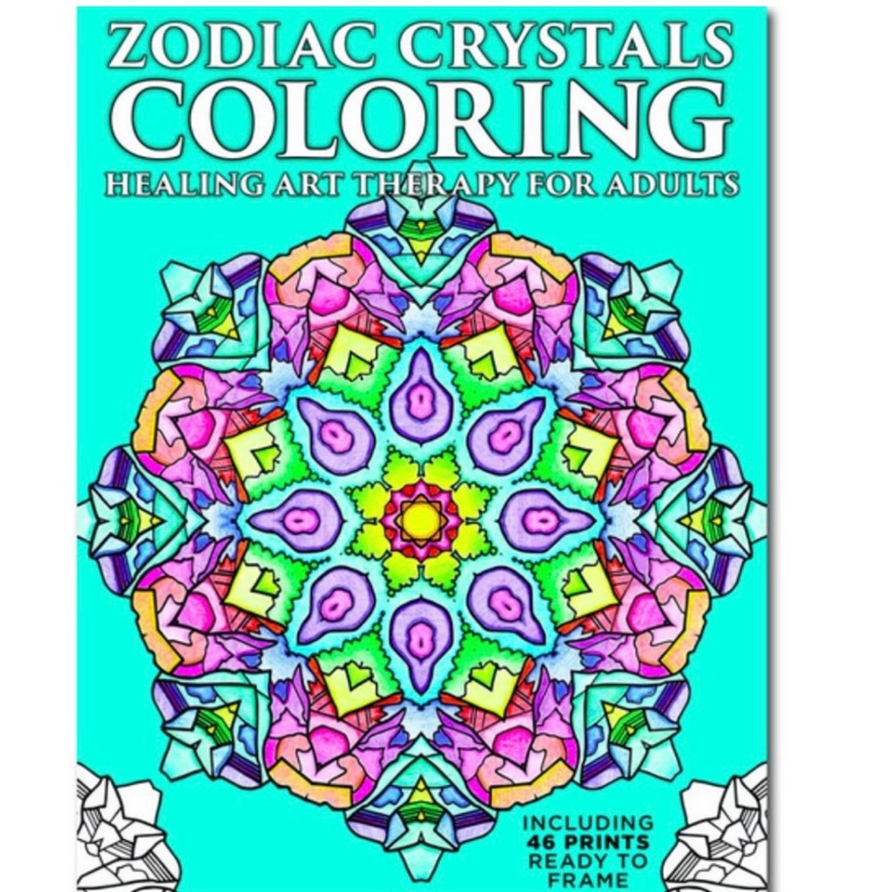 📍Zodiac Crystals Coloring Book